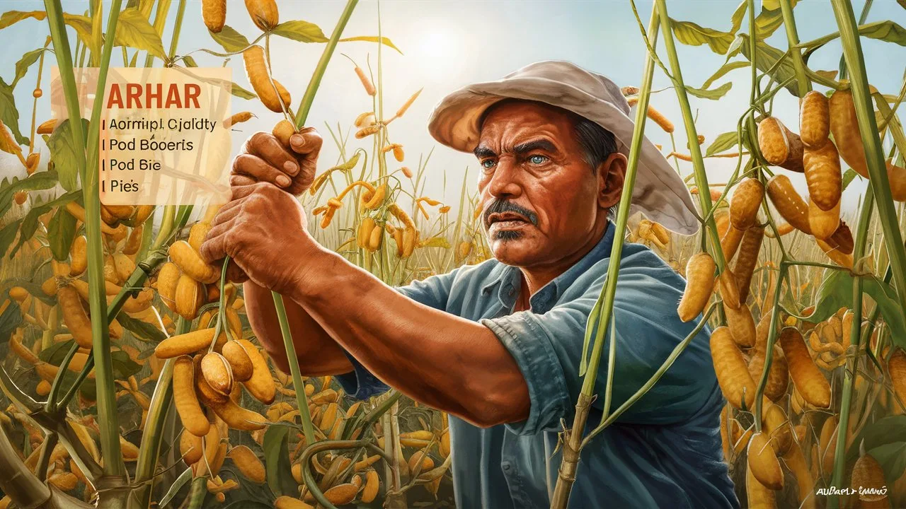 अरहर फसल की कीटों से सुरक्षा